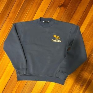 Cherry LA Los Angeles Airplane Mile High Crewneck S